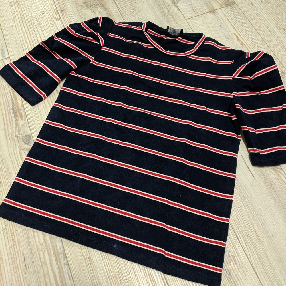 The fifth label Blue Kinetic Stripe Top